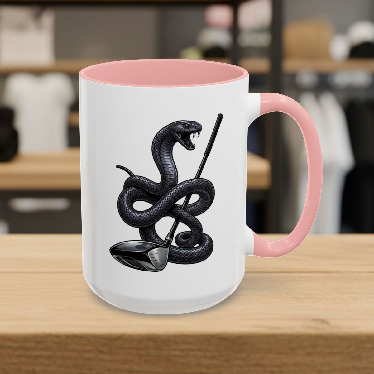 Strike Position - Mamba - Golf Mug in Pink