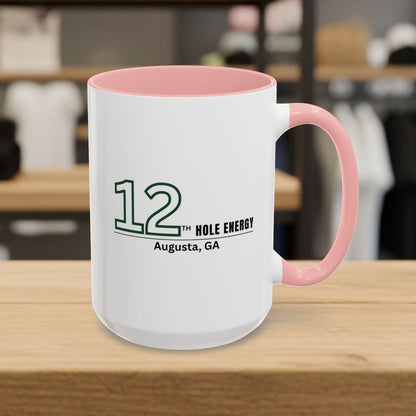 12th Hole Energy - Golf Mug in Pink