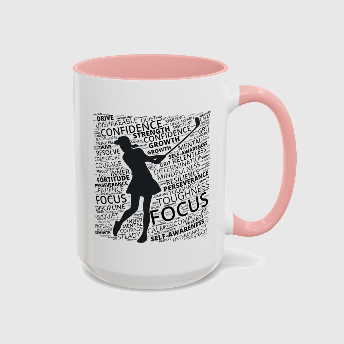 Unleash Your Mental Game (Female) - Golf Mug in Pink