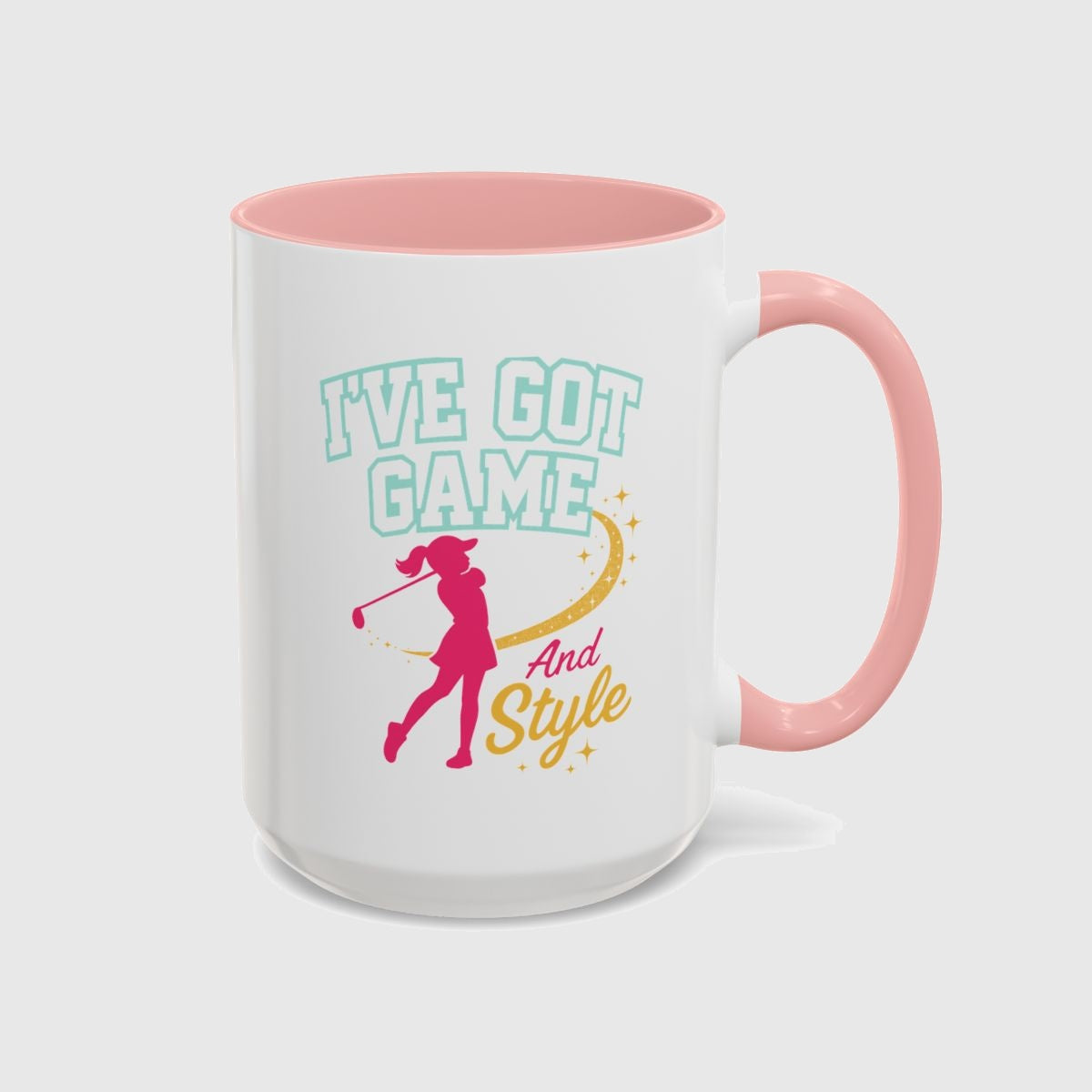 I've Got Game And Style - Golf Mug in Pink
