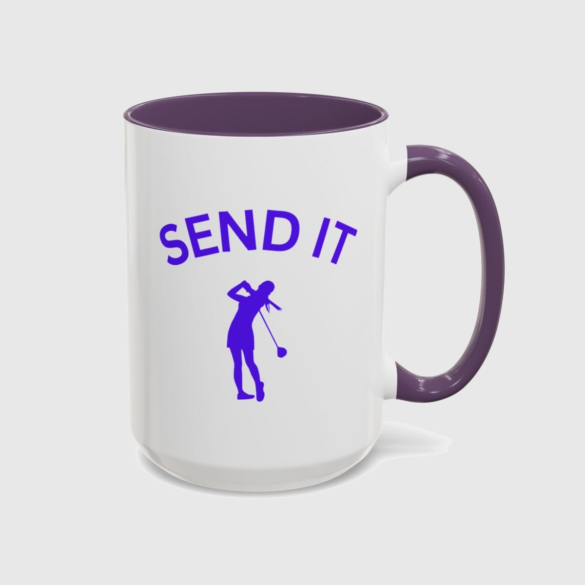 SEND IT (Female) - Golf Mug in Purple