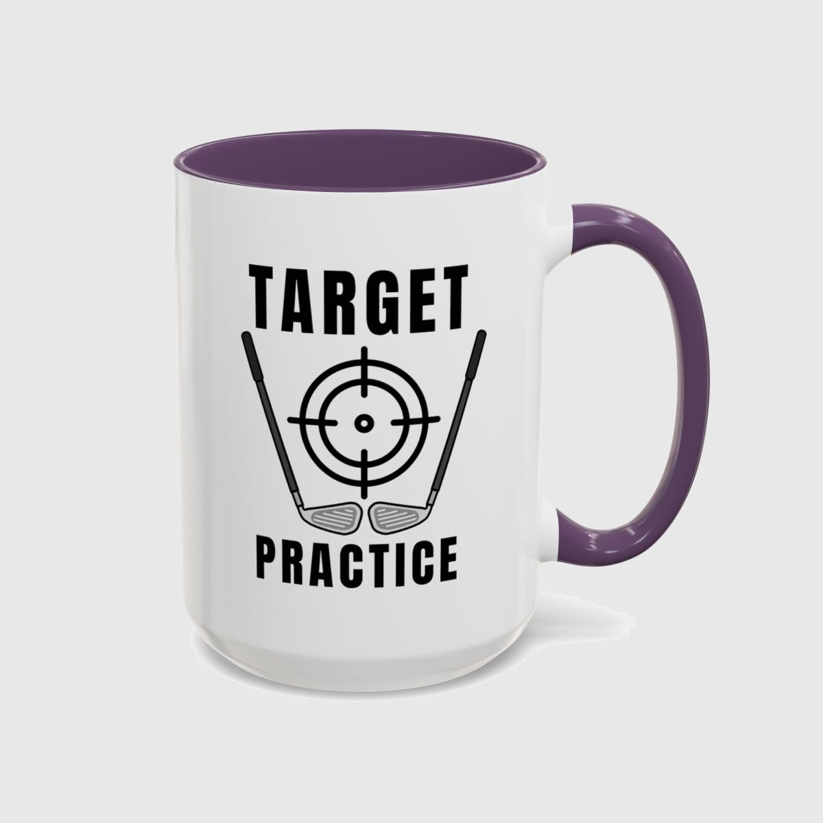 Target Practice - Golf Mug in Purple