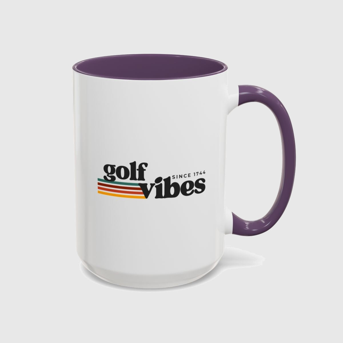 Golf Vibes - Golf Mug in Purple