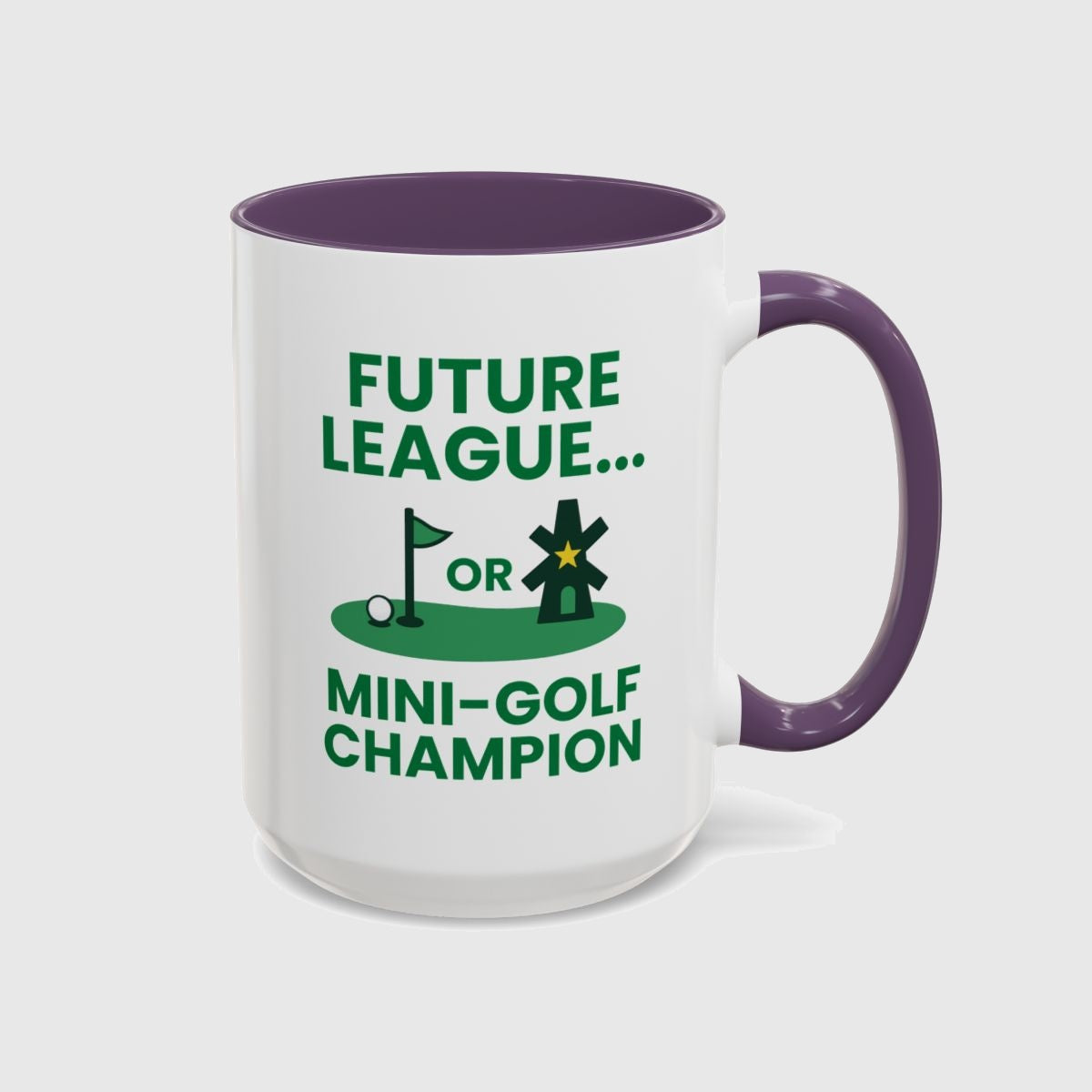 Future League or Mini-Golf Champion - Golf Mug in Purple