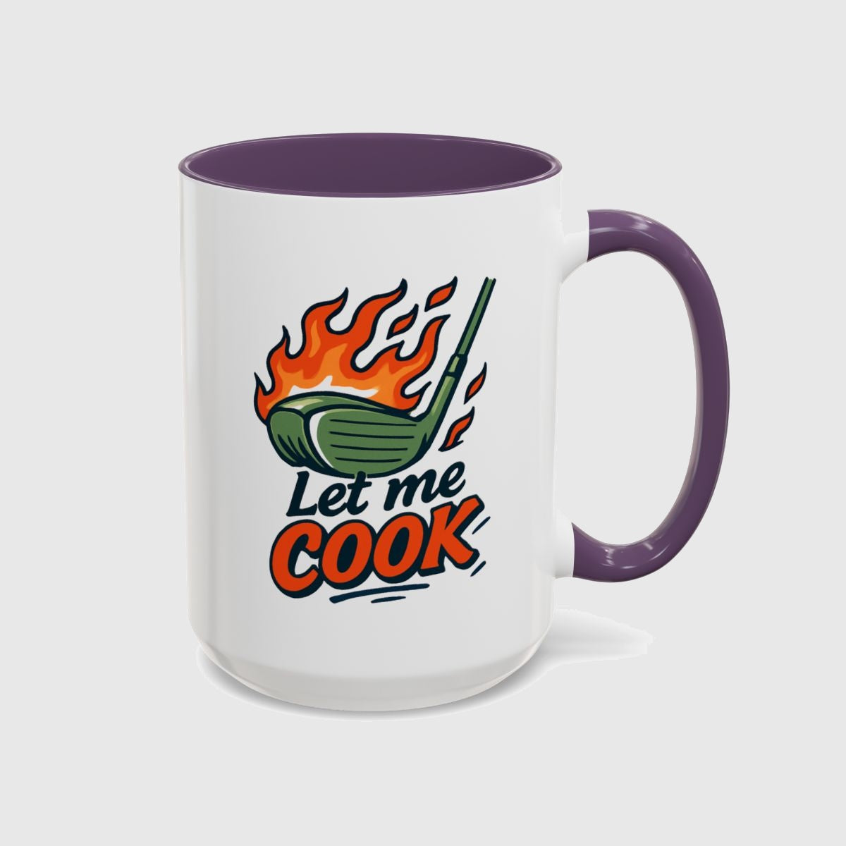 Let Me Cook - Golf Mug in Purple