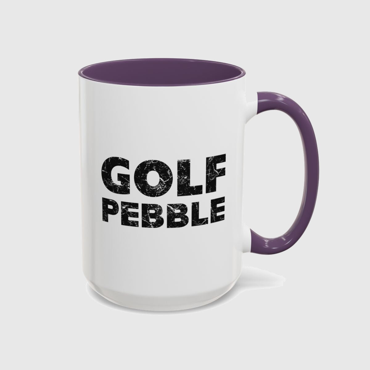 Golf Pebble - Golf Mug in Purple