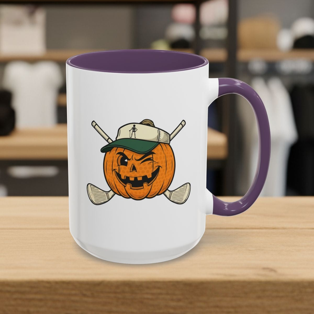 Golf or Gourd - Golf Mug - 15oz in Purple