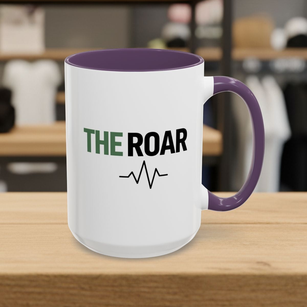 THE ROAR - Golf Mug - 15oz in Purple