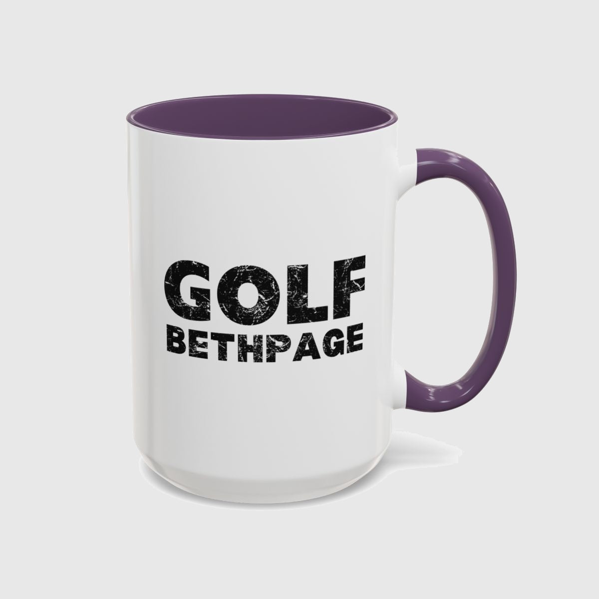 Golf Bethpage - Golf Mug in Purple