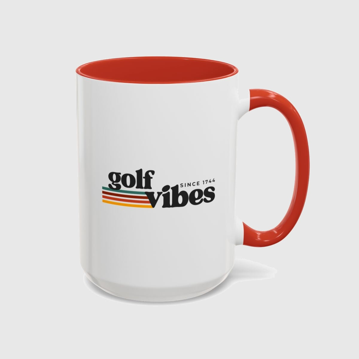 Golf Vibes - Golf Mug in Red