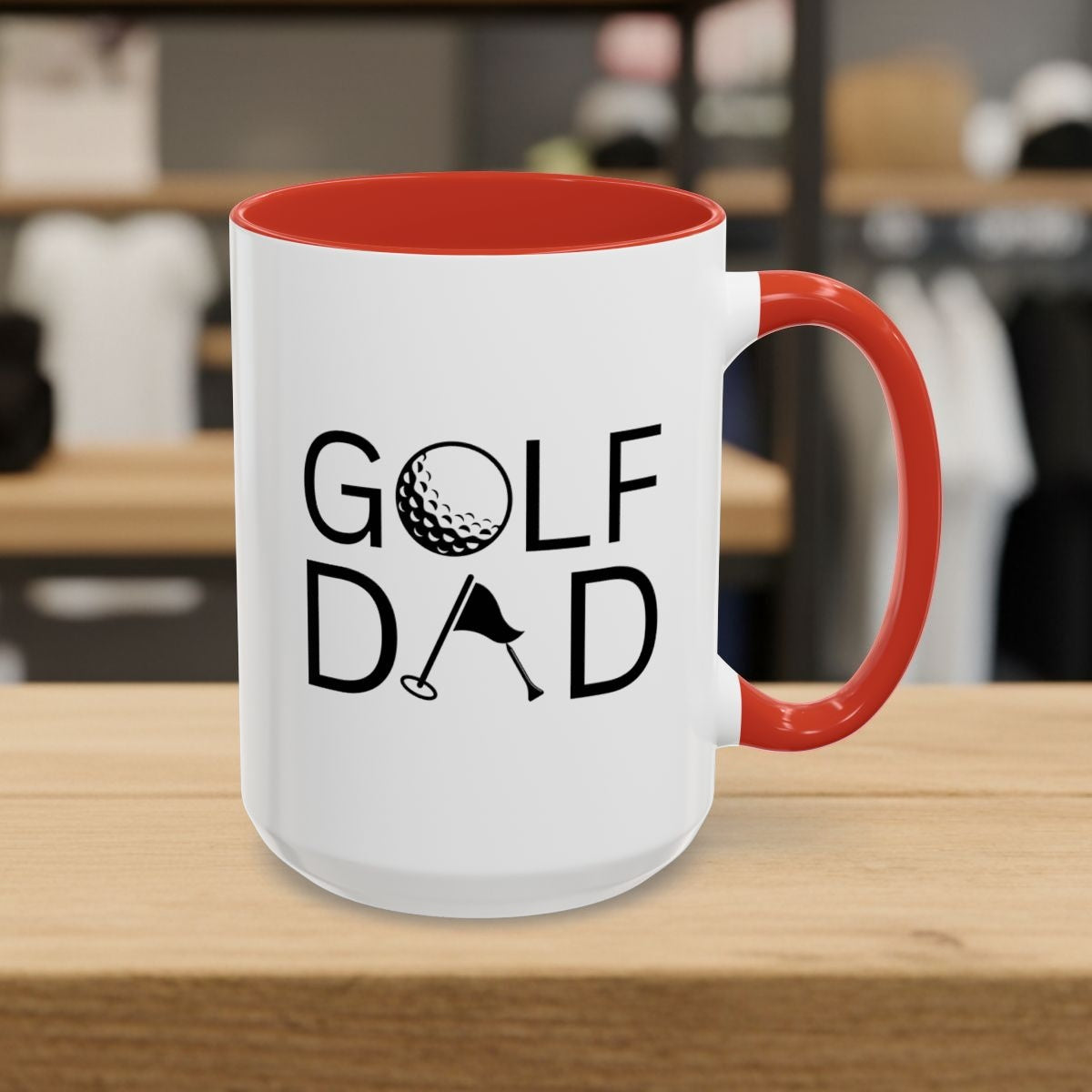 Golf Dad - Golf Mug - 15oz in Red