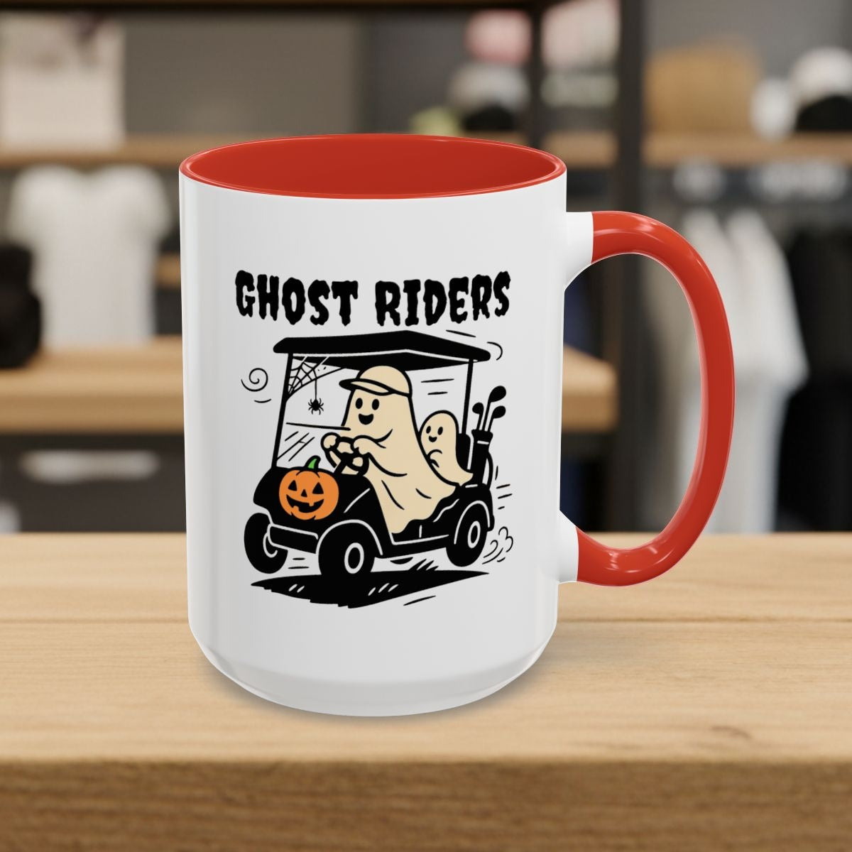 Ghost Riders - Golf Mug - 15oz in Red