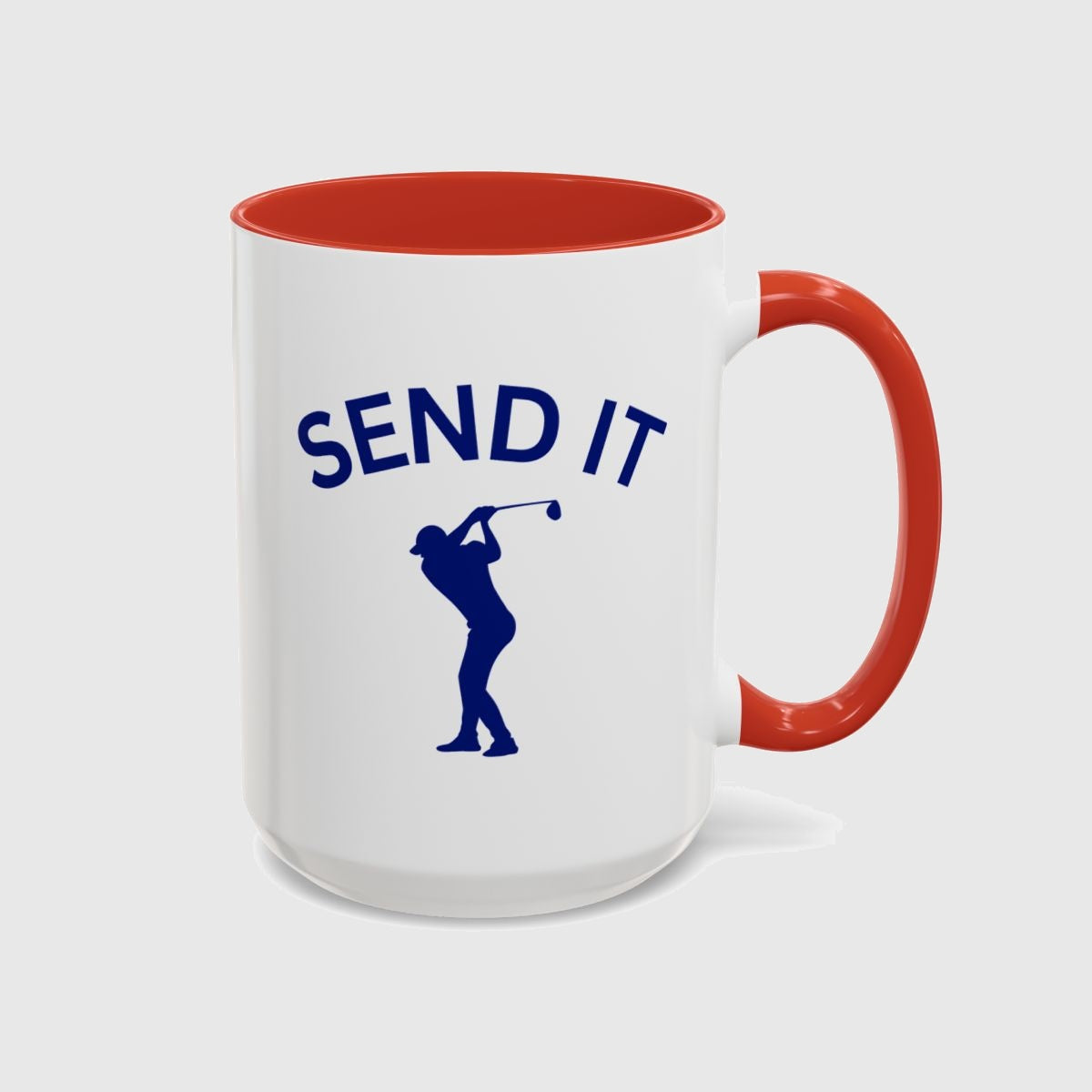 SEND IT (Male) - Golf Mug in Red