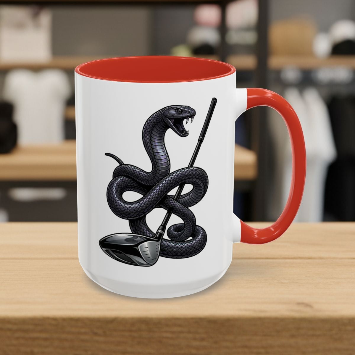 Strike Position - Mamba - Golf Mug in Red