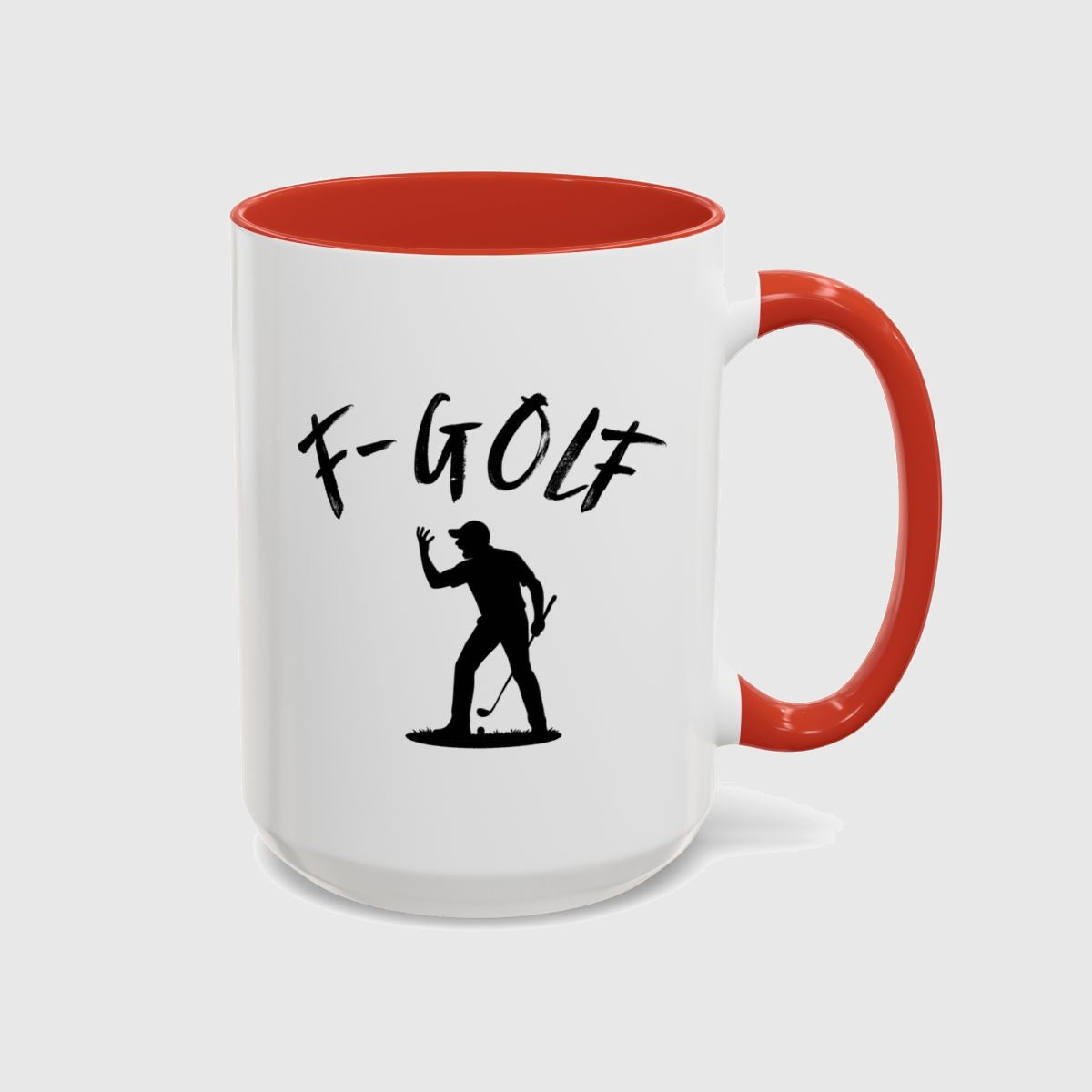 F-Golf (Male) - Golf Mug in Red