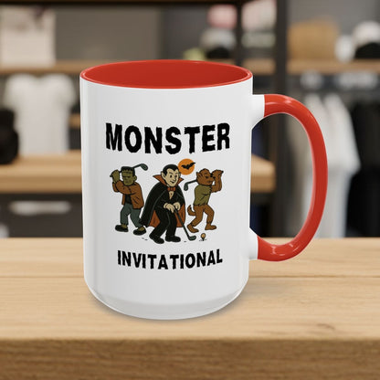 Monster Invitational - Golf Mug - 15oz in Red