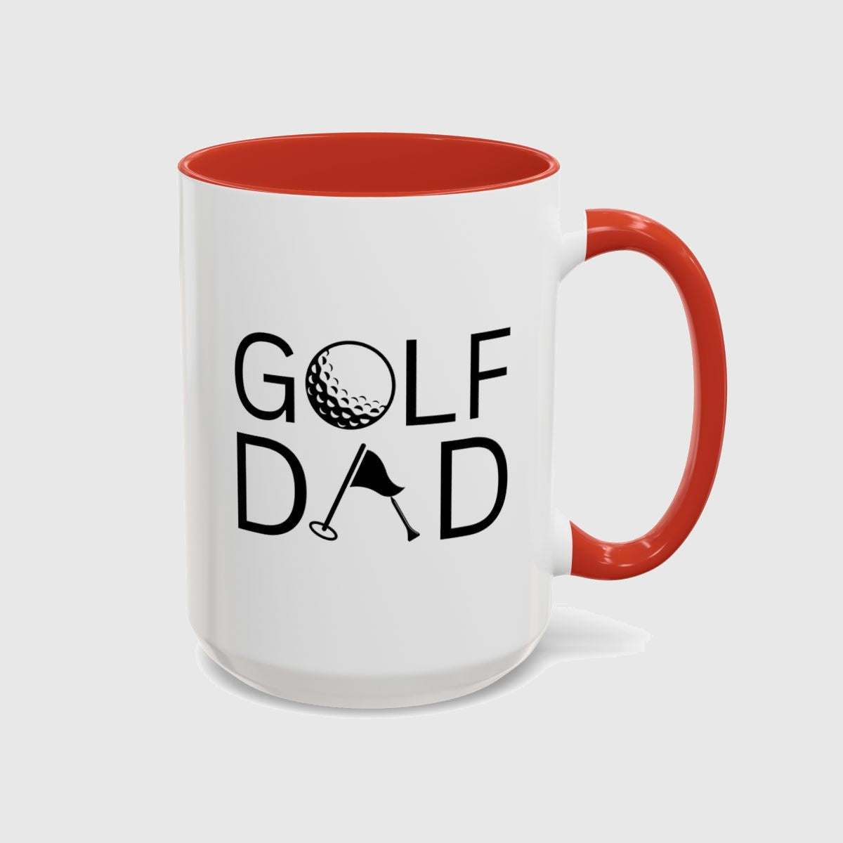 Golf Dad - Golf Mug in Red