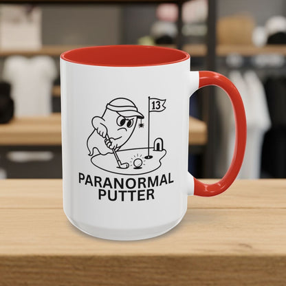 Paranormal Putter - Golf Mug - 15oz in Red