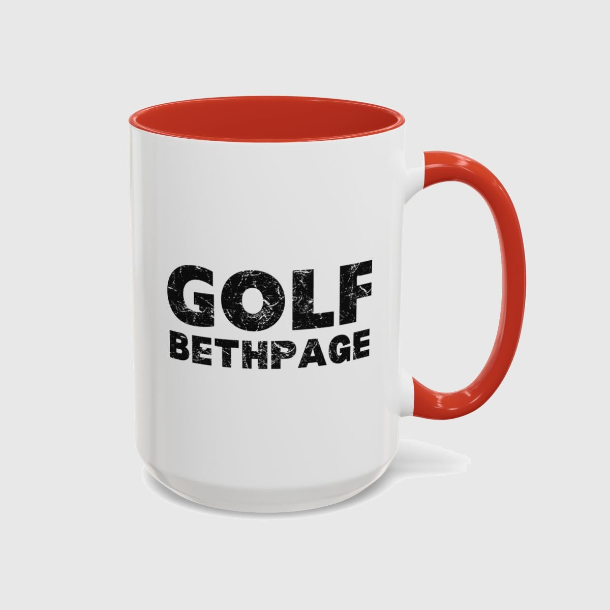 Golf Bethpage - Golf Mug in Red