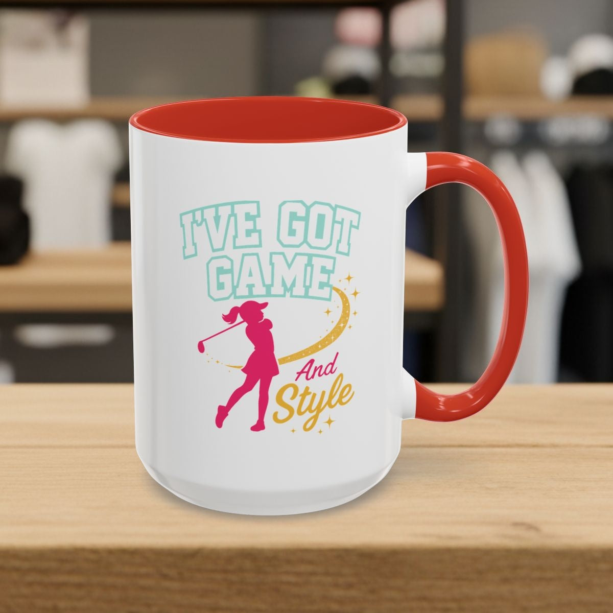 I've Got Game And Style - Golf Mug - 15oz in Red