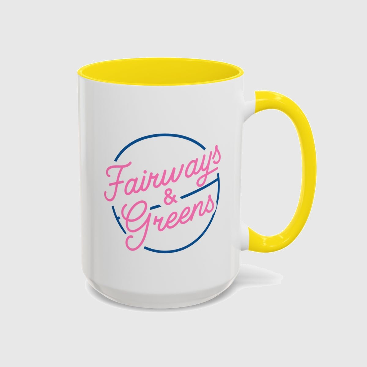 Fairways & Greens - Golf Mug in Yellow