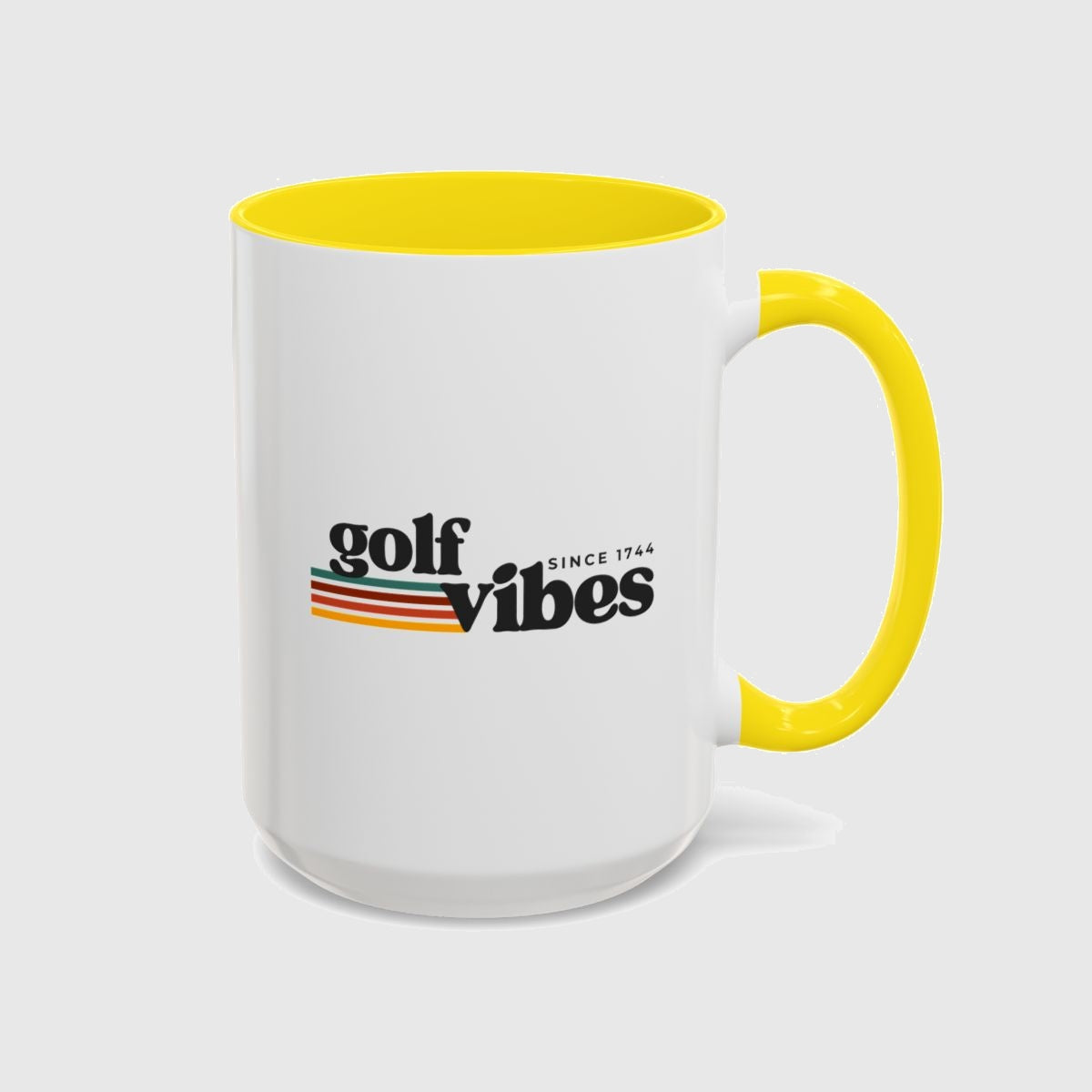 Golf Vibes - Golf Mug in Yellow
