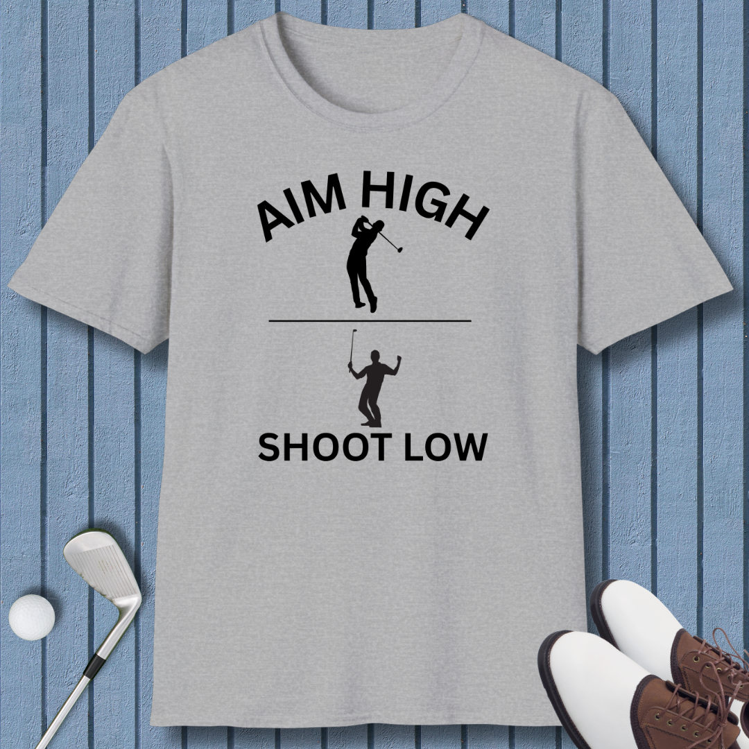 Aim High - Shoot Low - Male - T-Shirt