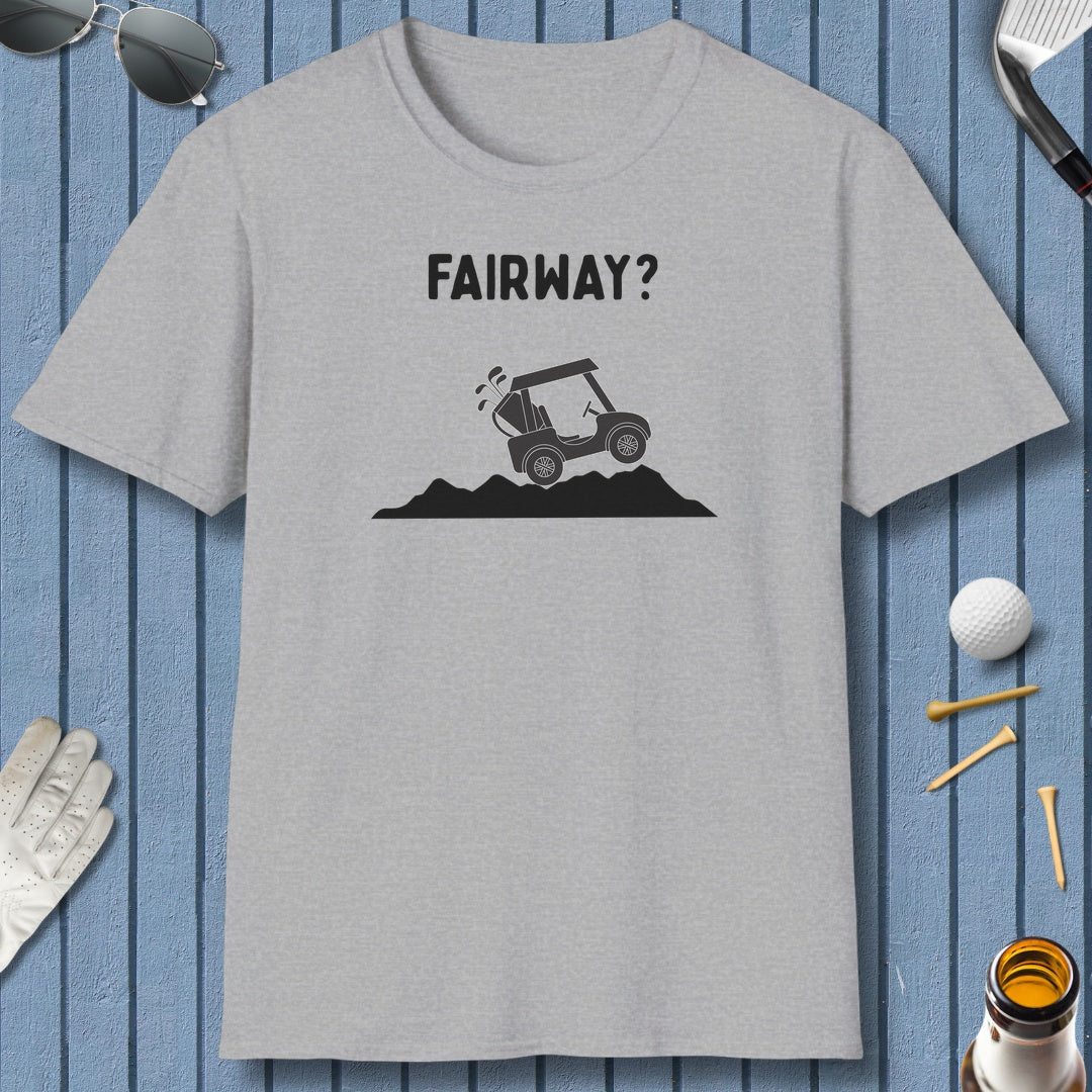 Fairway? - Adult Golf T-Shirt in Sport Grey