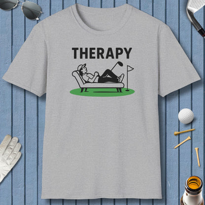 Golf Therapy - Adult Golf T-Shirt in Sport Grey
