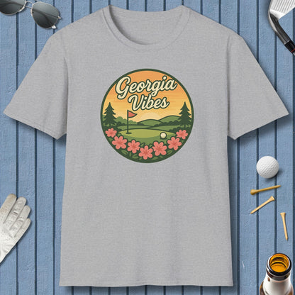 Golf Vibes - Georgia Azalea Edition - Adult Golf T-Shirt in Sport Grey