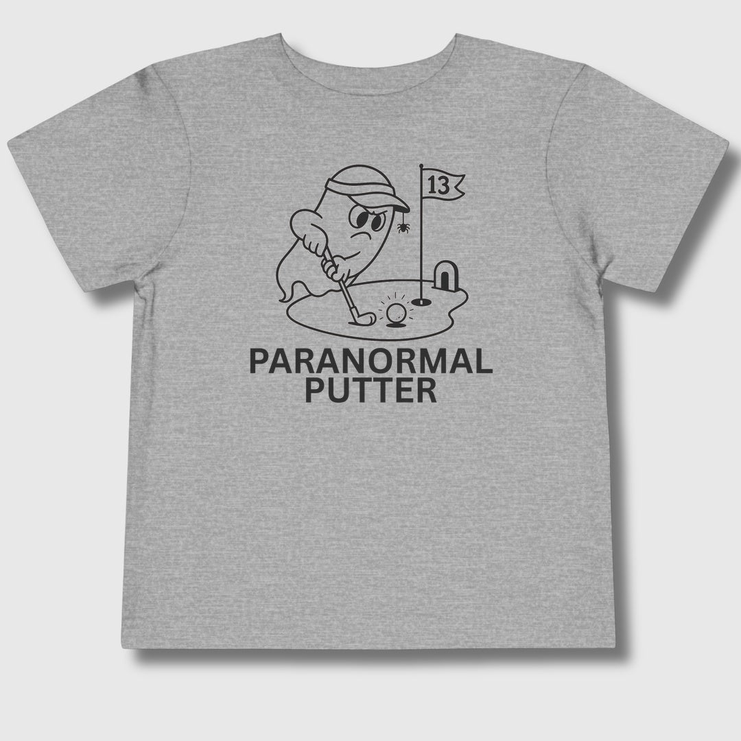 Paranormal Putter - Toddler Golf T-Shirt in Athletic Heather