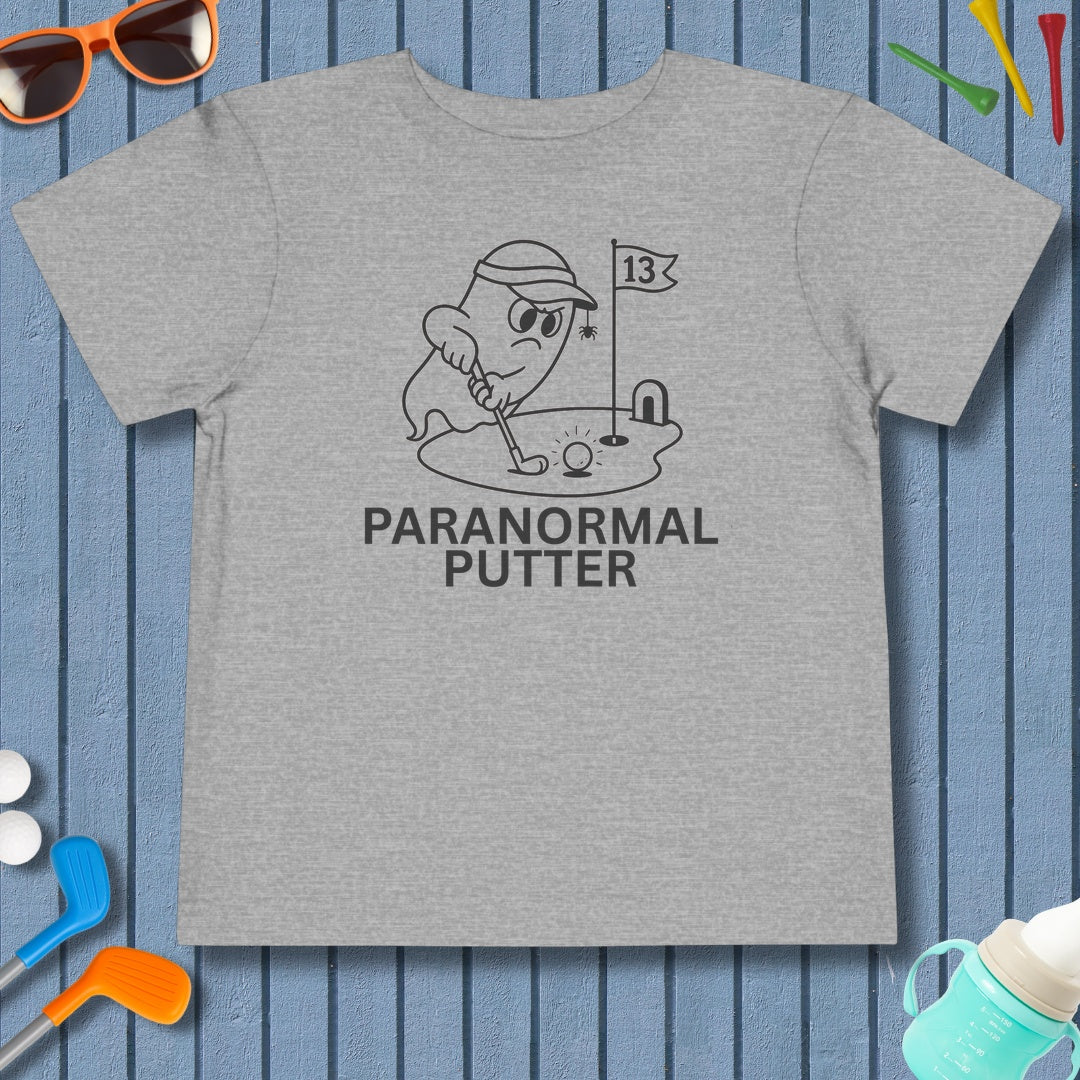 Paranormal Putter - Toddler Golf T-Shirt in Athletic Heather