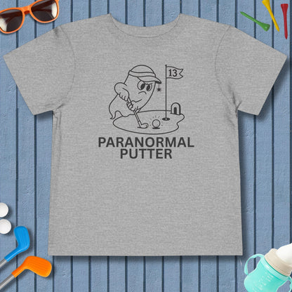 Paranormal Putter - Toddler Golf T-Shirt in Athletic Heather