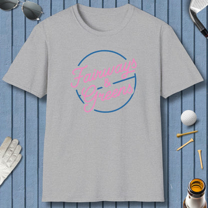 Fairways & Greens - Adult Golf T-Shirt in Sport Grey