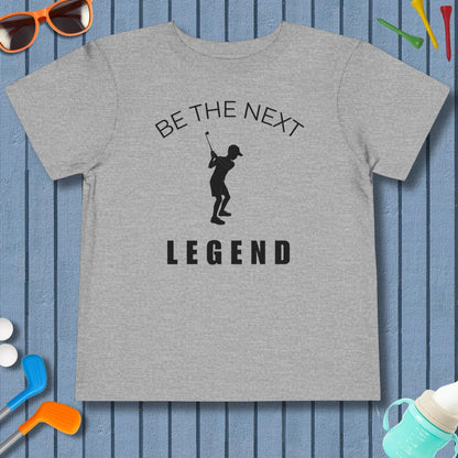 BE THE NEXT LEGEND (Boys) - Toddler Golf T-Shirt in Athletic Heather
