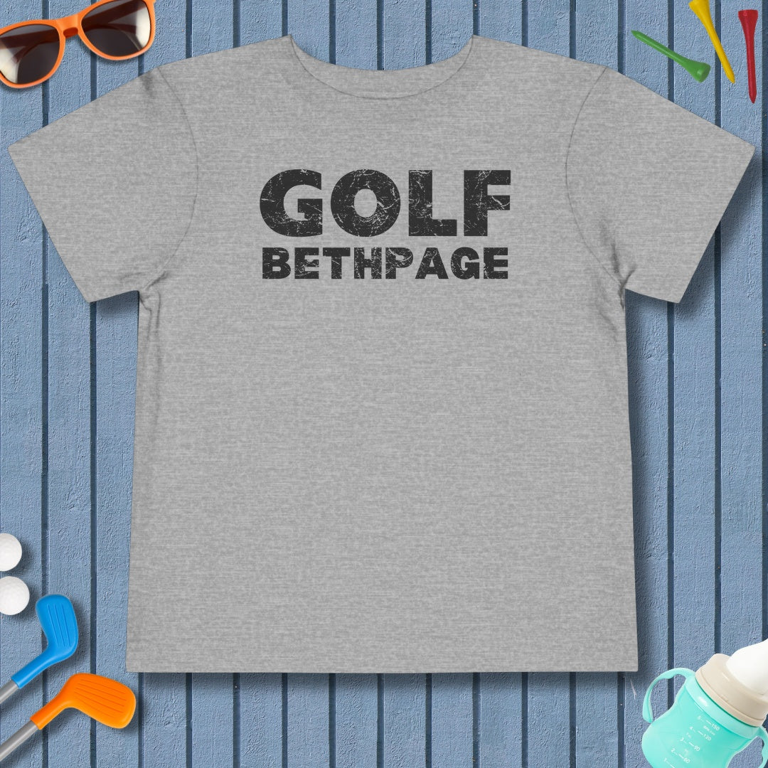 Golf Bethpage - Toddler Golf T-Shirt in Athletic Heather