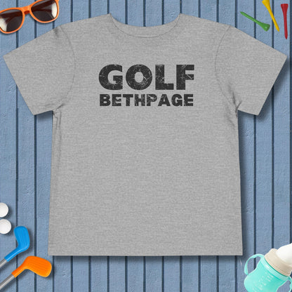 Golf Bethpage - Toddler Golf T-Shirt in Athletic Heather