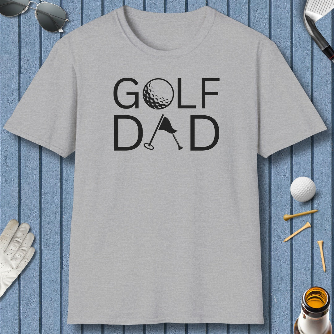 Golf Dad - Adult Golf T-Shirt in Sport Grey