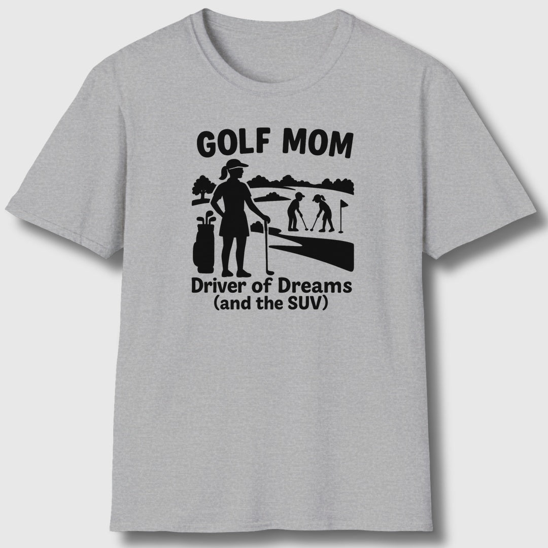 Golf Mom - Adult Golf T-Shirt in Athletic Heather
