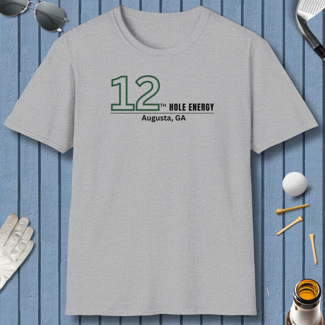 12th Hole Energy - Adult Golf T-Shirt in Athletic Heather