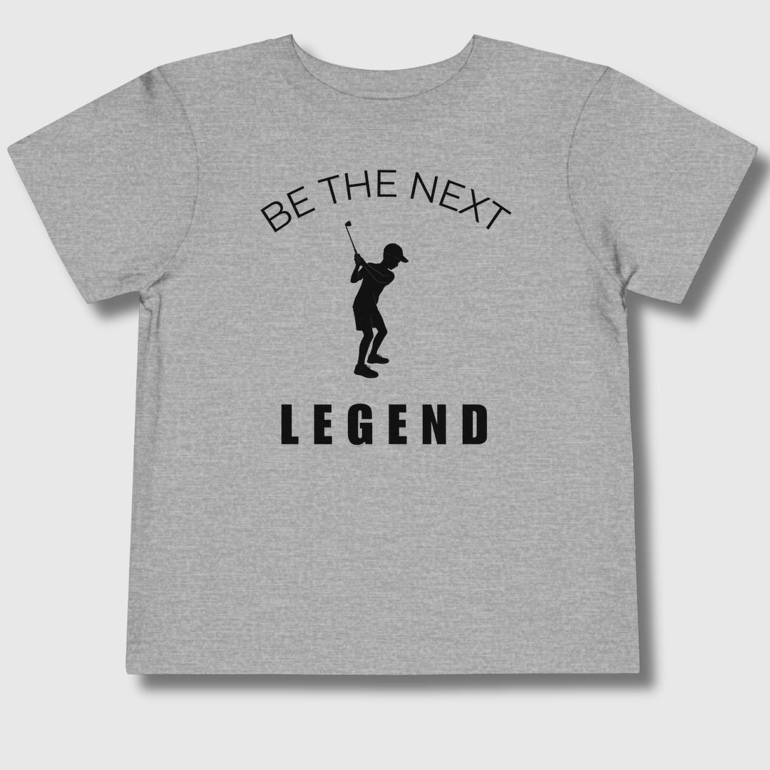 BE THE NEXT LEGEND (Boys) - Toddler Golf T-Shirt in Athletic Heather