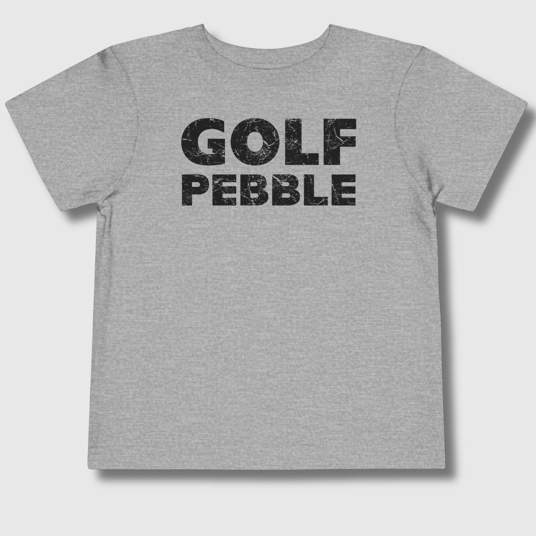 Golf Pebble - Toddler Golf T-Shirt in Athletic Heather