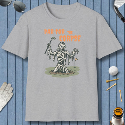 Par for the Corpse - Adult Golf T-Shirt in Sport Grey