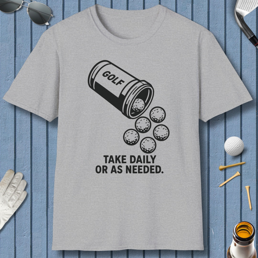 Golf Prescription - Adult Golf T-Shirt in Sport Grey
