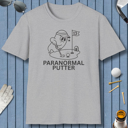 Paranormal Putter - Adult Golf T-Shirt in Sport Grey
