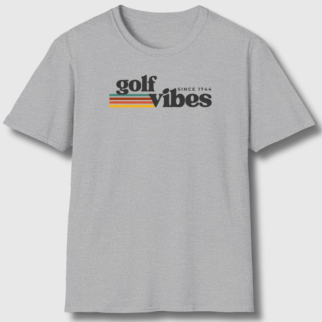 Golf Vibes - Adult Golf T-Shirt in Athletic Heather