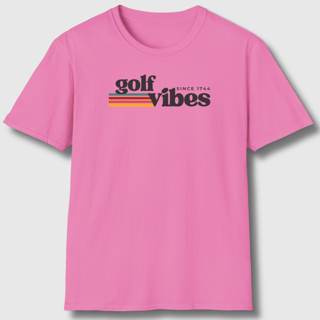 Golf Vibes - Adult Golf T-Shirt in Azalia