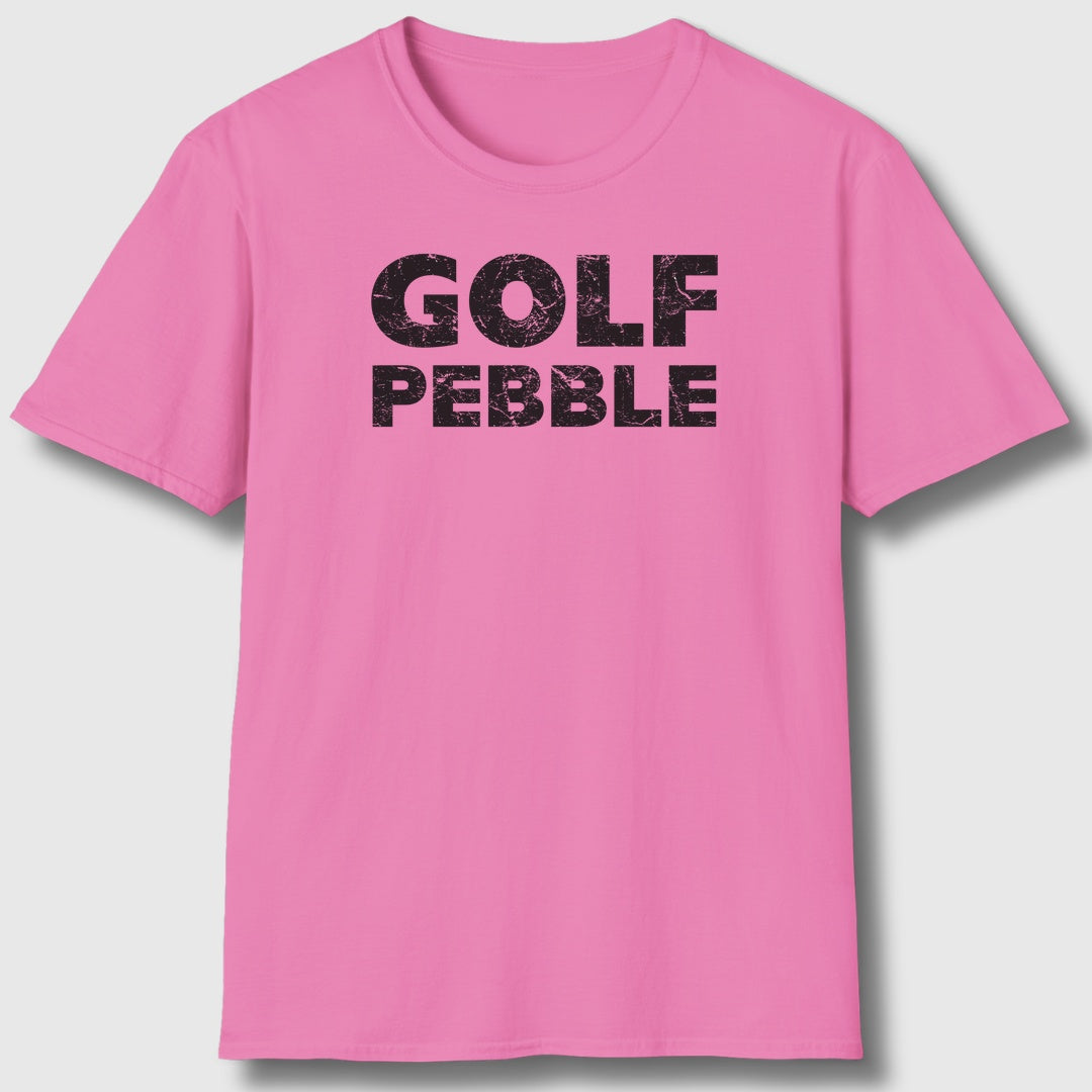 Golf Pebble - Adult Golf T-Shirt in Azalia