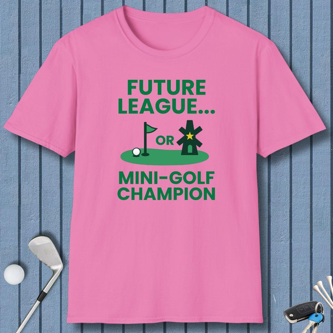 Future League… or Mini-Golf Champion in Azalea, great for casual wear. Find more fun golf focused products at oneforetheages.com