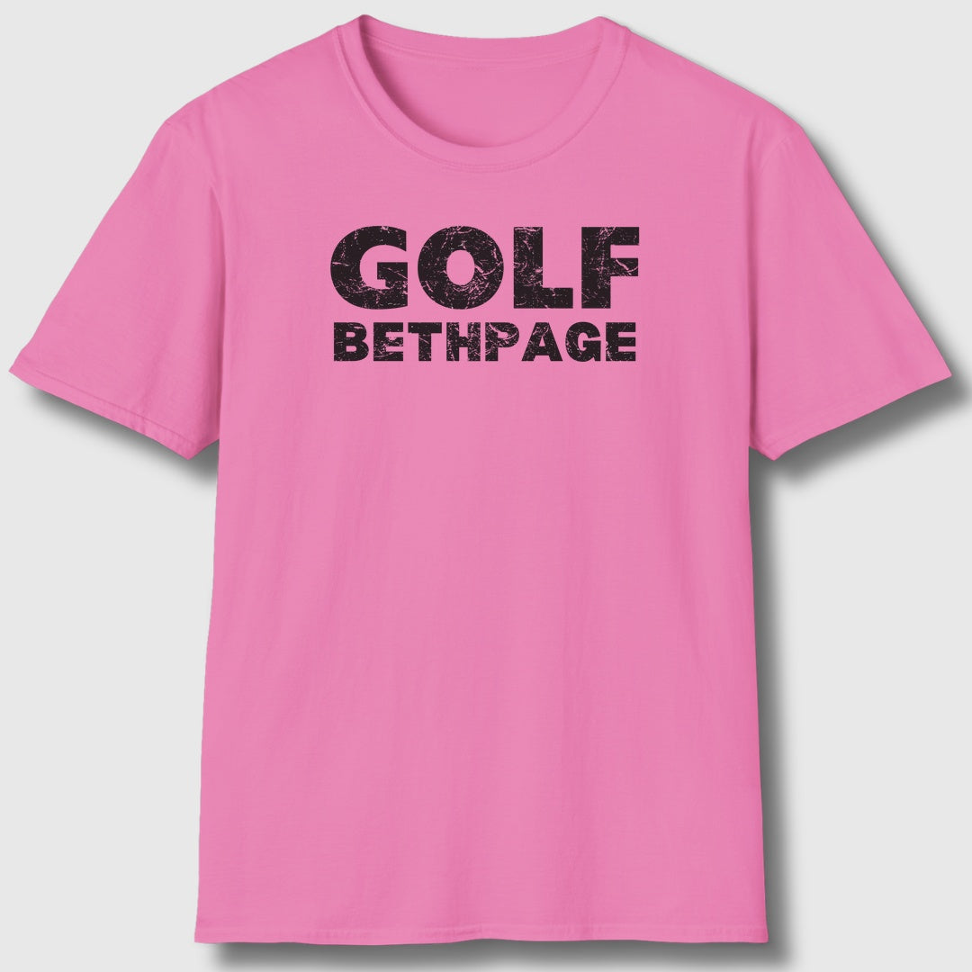 Golf Bethpage - Adult Golf T-Shirt in Azalia